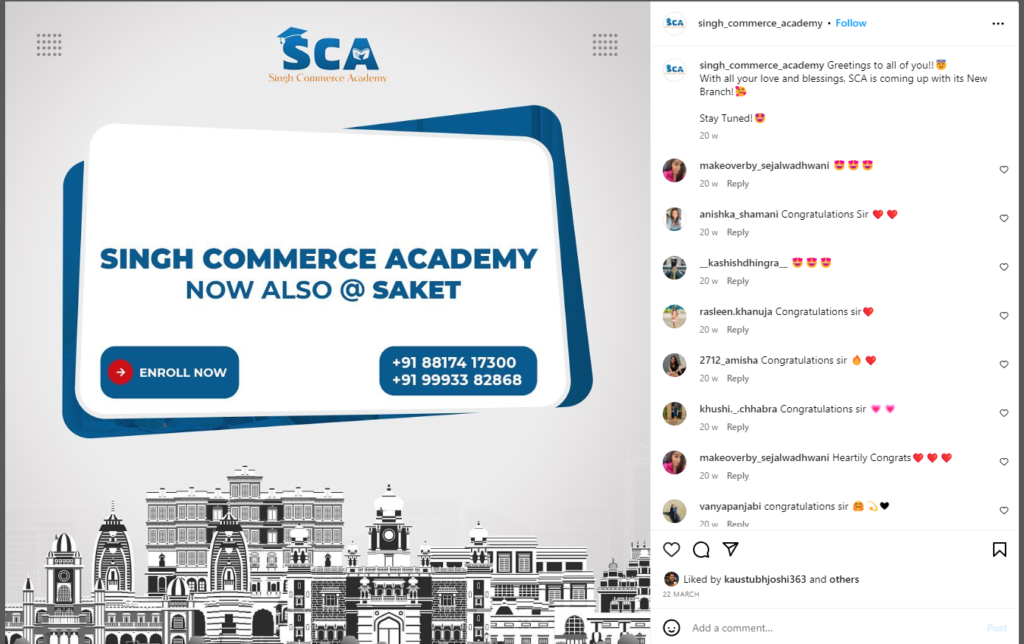 Singh_Commerce_Academeny_Post_Work_by_Kaustubh_Joshi